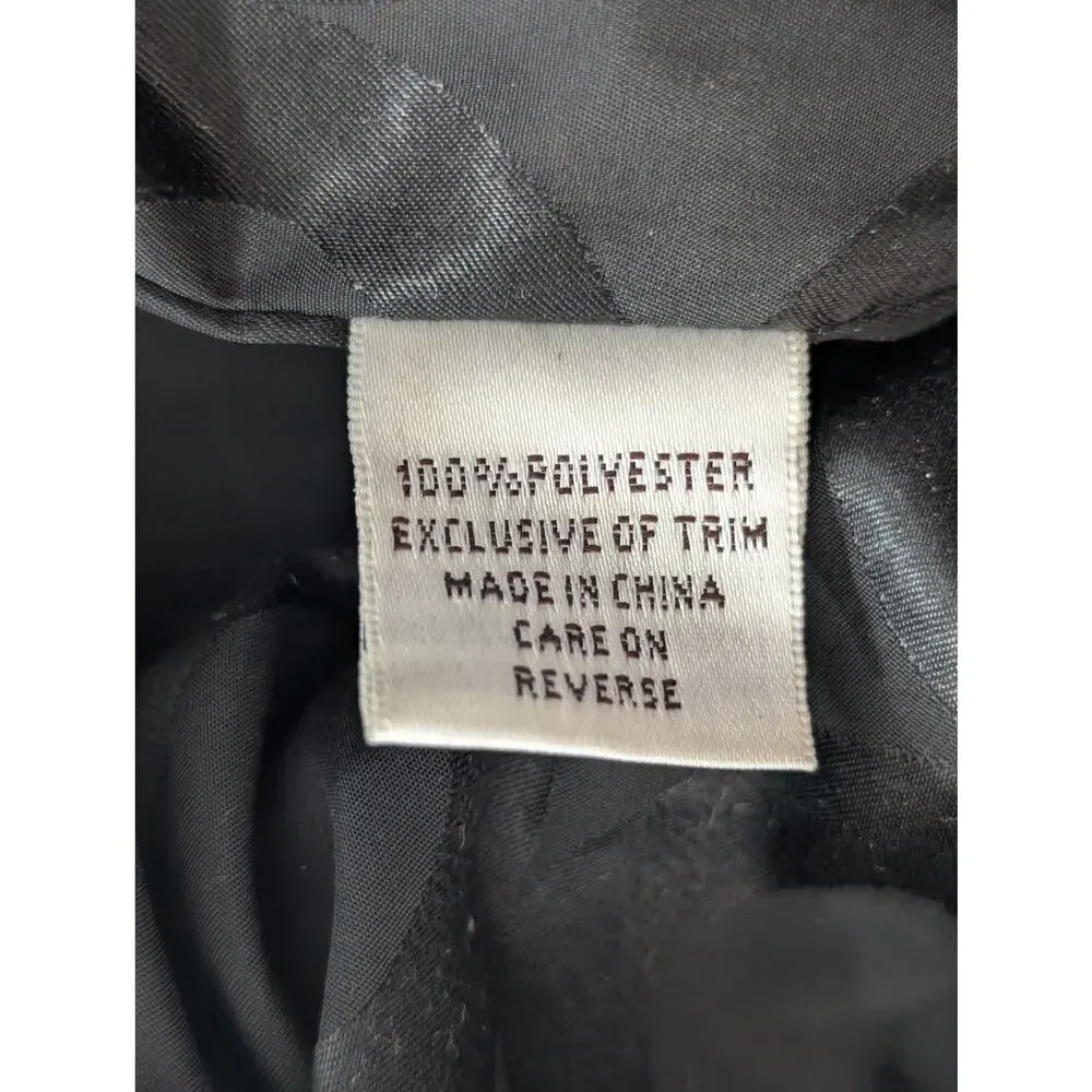 COACH! LUXE BLACK DOUBLE BREASTED, SILVER BUTTON, BELTED TRENCHCOAT, JACKET! 4